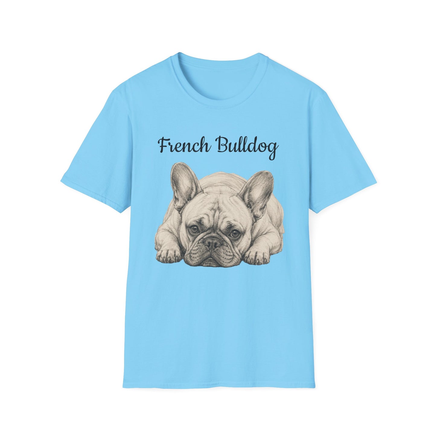 French Bulldog T-Shirt — Vintage Illustration Paw Print Tee