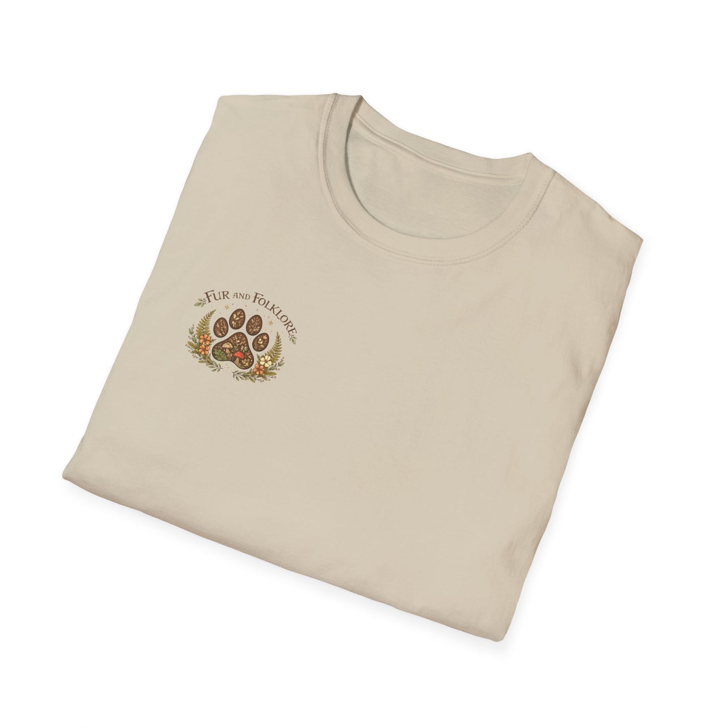 Ragdoll Cat T-Shirt — Vintage Portrait Tee with Paw Print