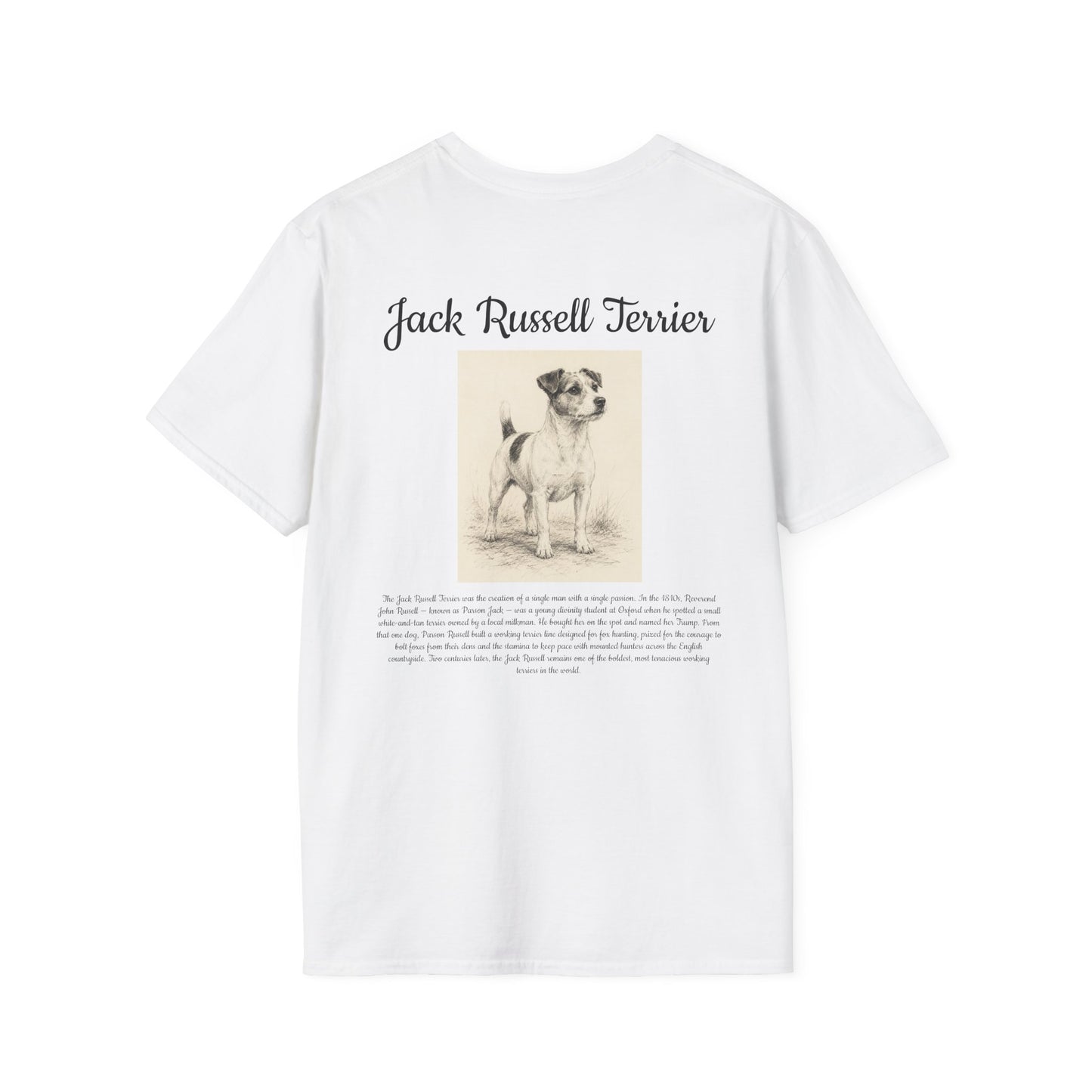 Jack Russell Terrier T-Shirt — Vintage Breed Art & History Gift