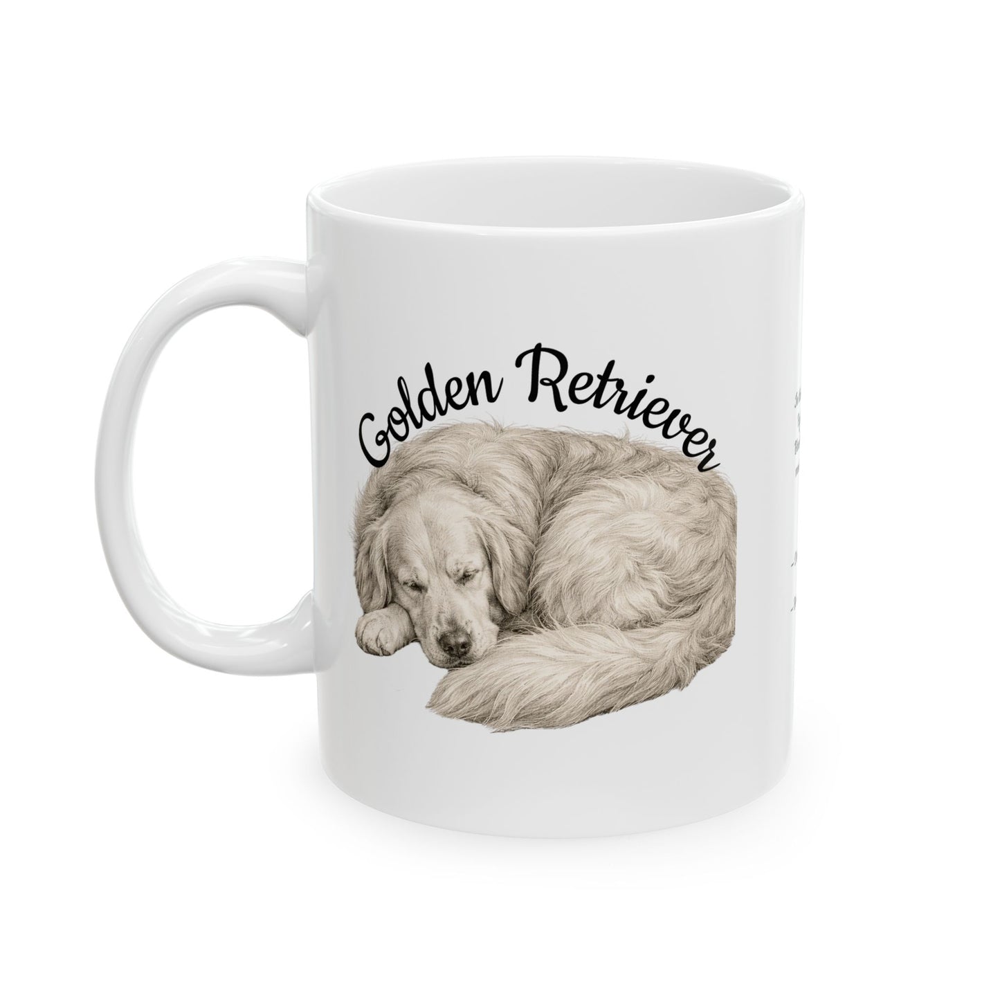 Golden Retriever Coffee Mug — Vintage Breed Art & History Gift (11oz/15oz)