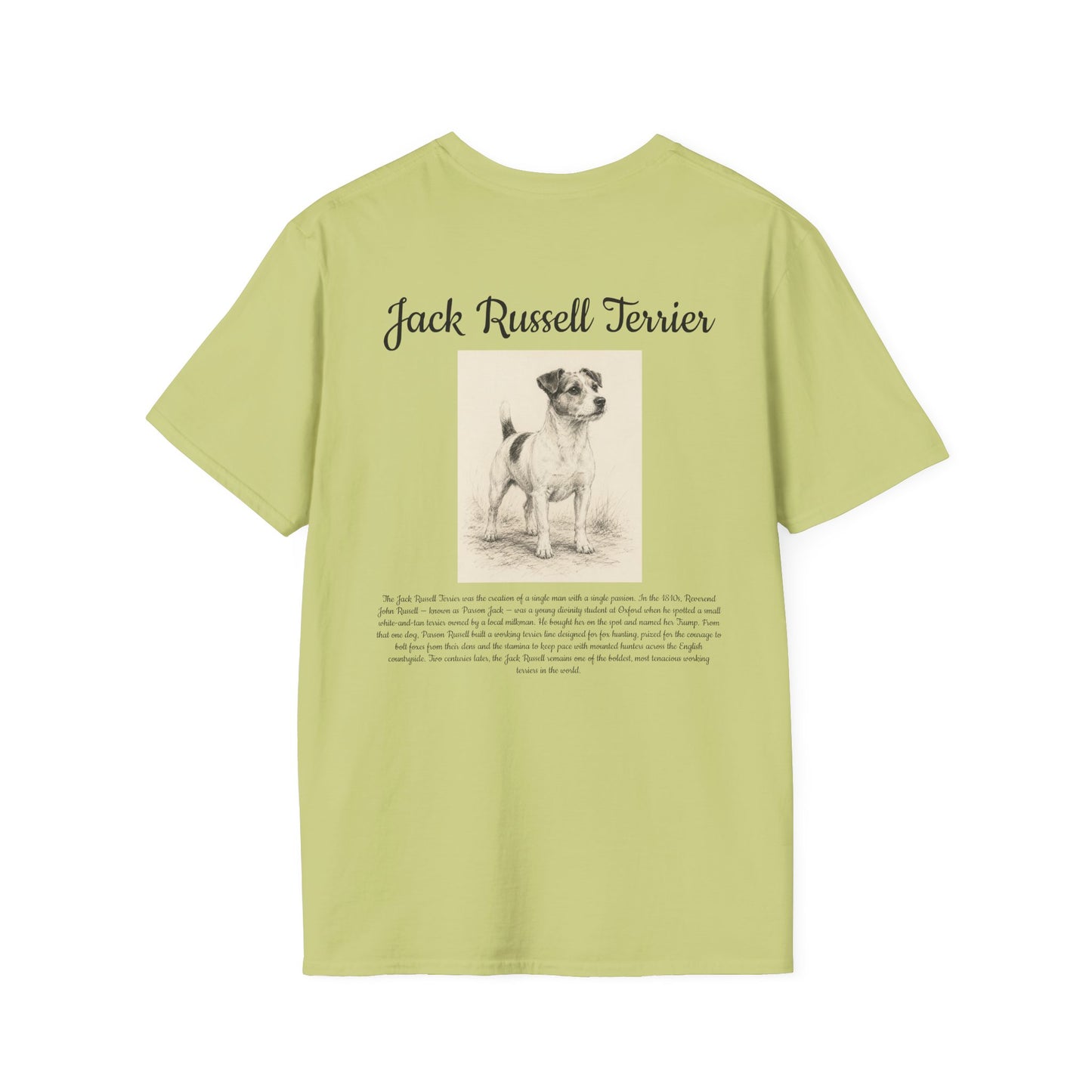 Jack Russell Terrier T-Shirt — Vintage Breed Art & History Gift