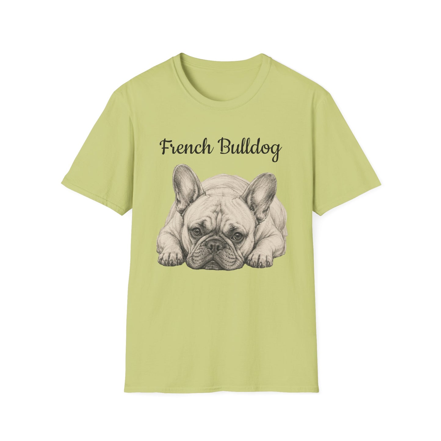 French Bulldog T-Shirt — Vintage Illustration Paw Print Tee