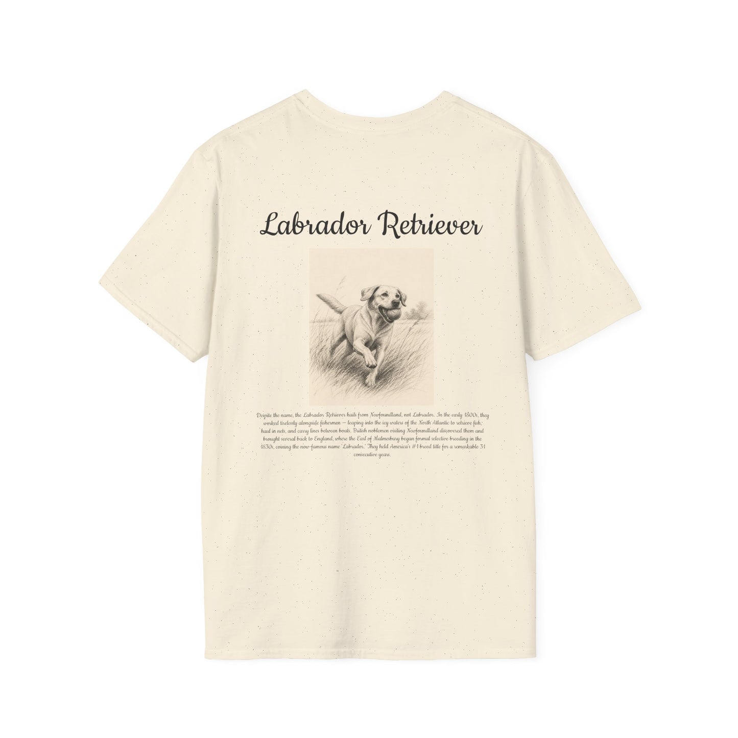 Labrador Retriever T-Shirt — Vintage Breed Art & History Gift