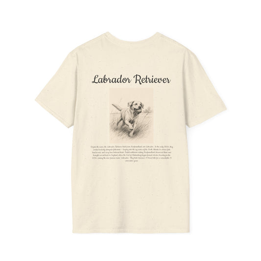 Labrador Retriever T-Shirt — Vintage Breed Art & History Gift