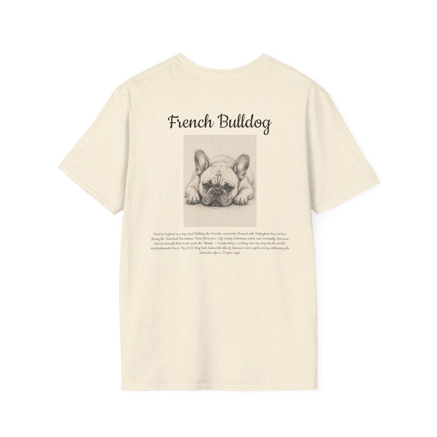 French Bulldog T-Shirt — Vintage Breed Art & History Gift