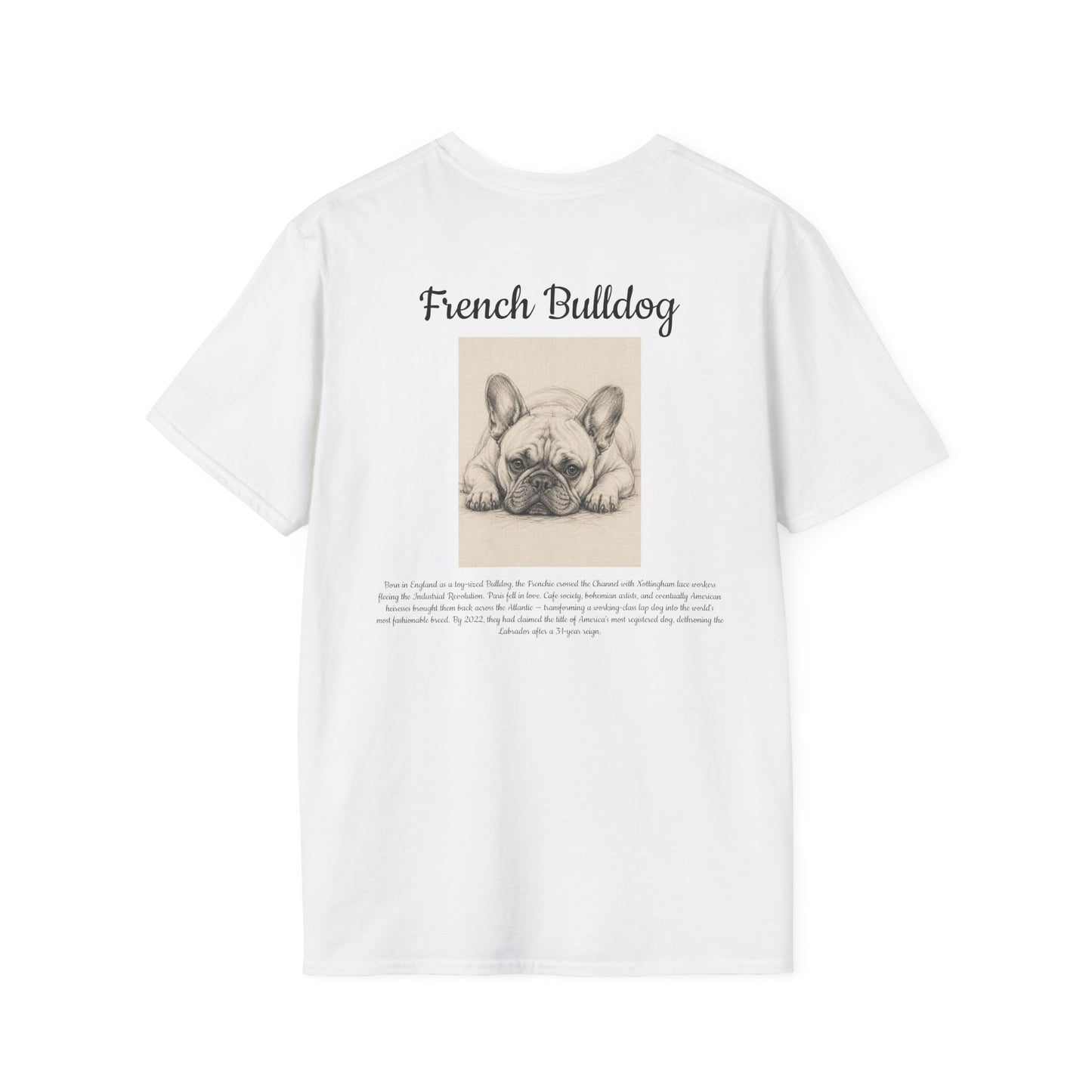 French Bulldog T-Shirt — Vintage Breed Art & History Gift