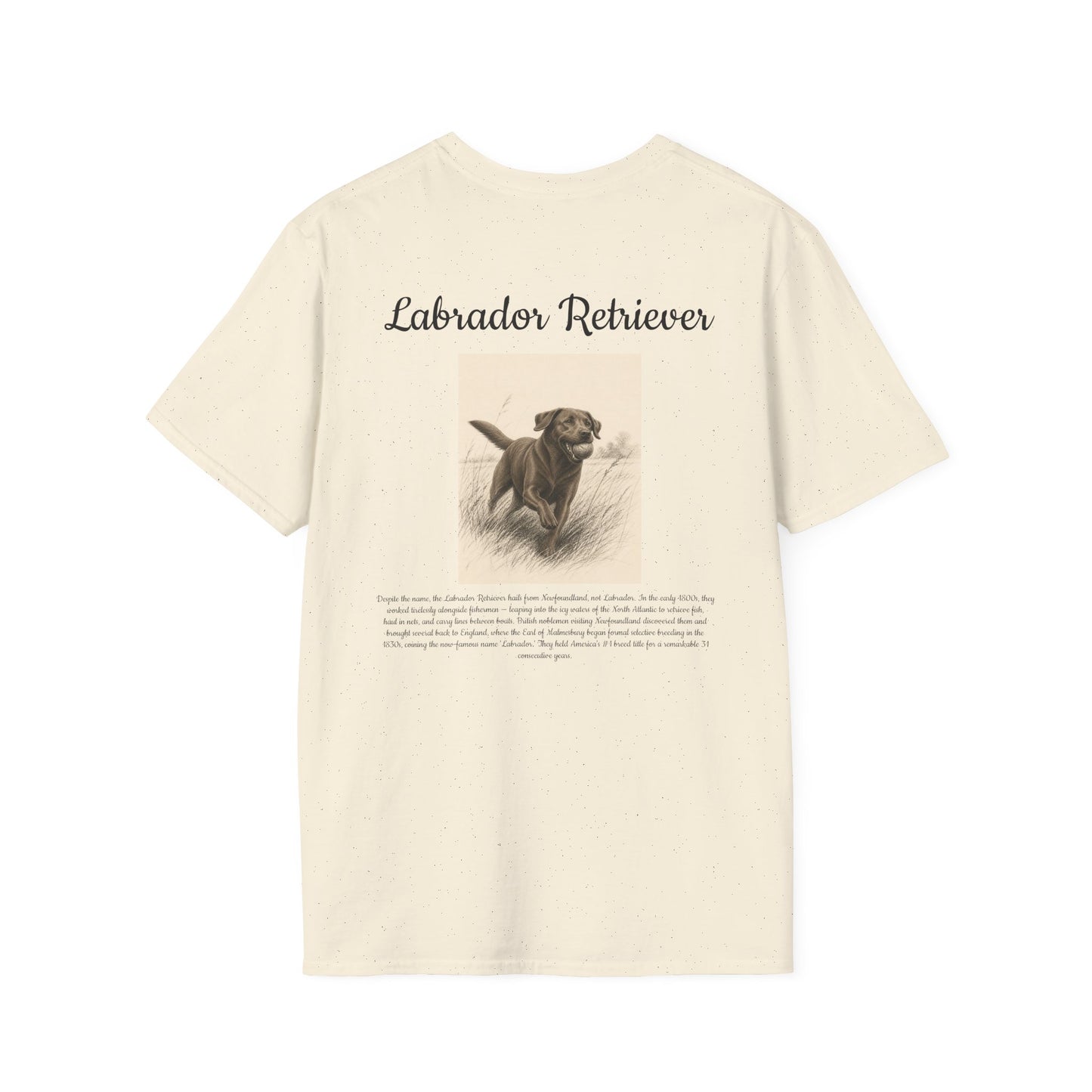 Labrador Retriever T-Shirt — Vintage Portrait Breed Tee
