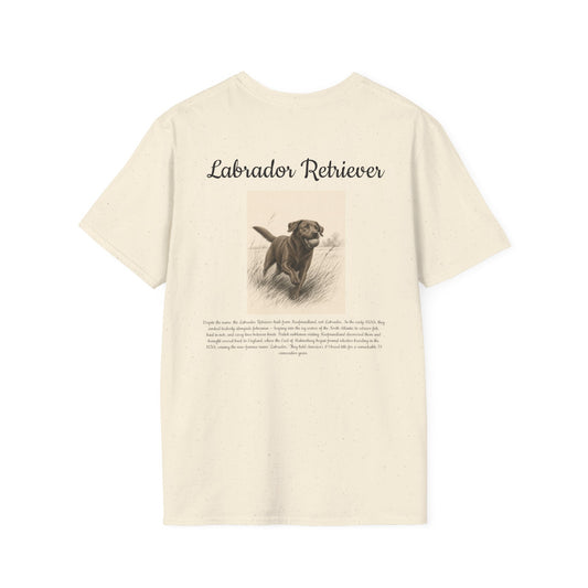 Labrador Retriever T-Shirt — Vintage Portrait Breed Tee