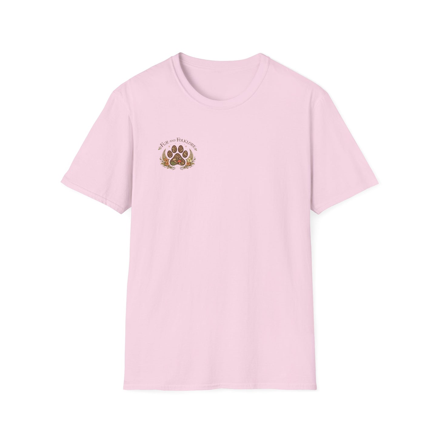 Maine Coon Cat T-Shirt — Vintage Sketch Paw Print Tee