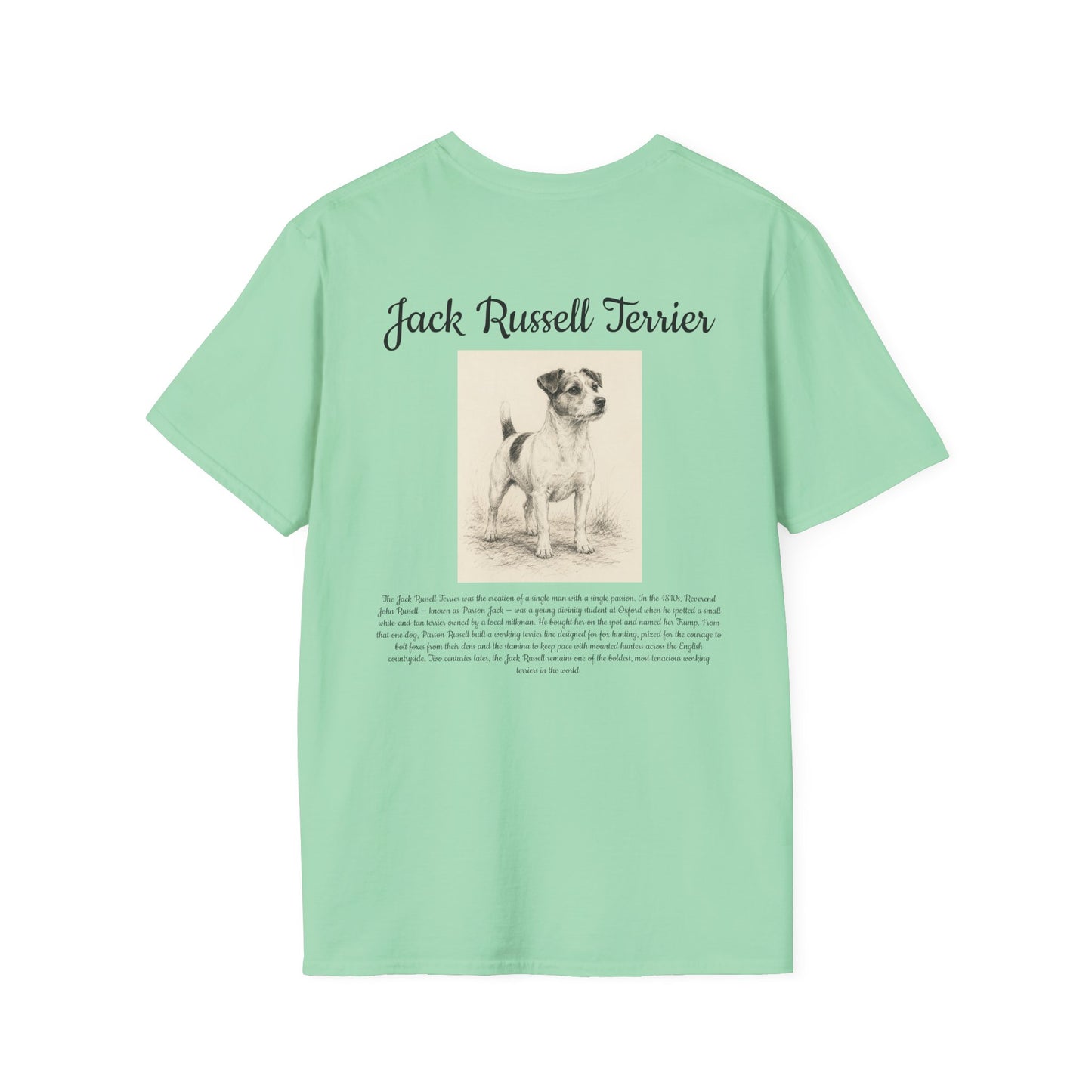 Jack Russell Terrier T-Shirt — Vintage Breed Art & History Gift