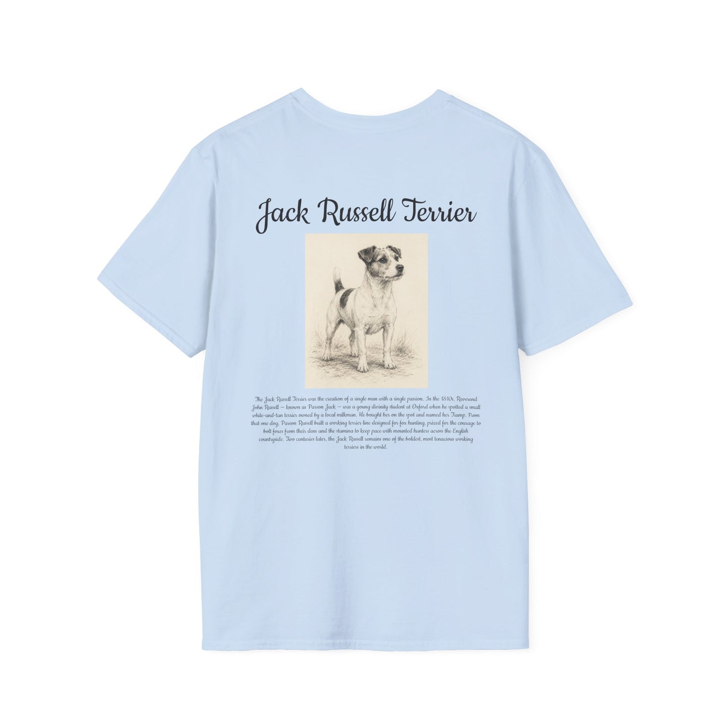 Jack Russell Terrier T-Shirt — Vintage Breed Art & History Gift