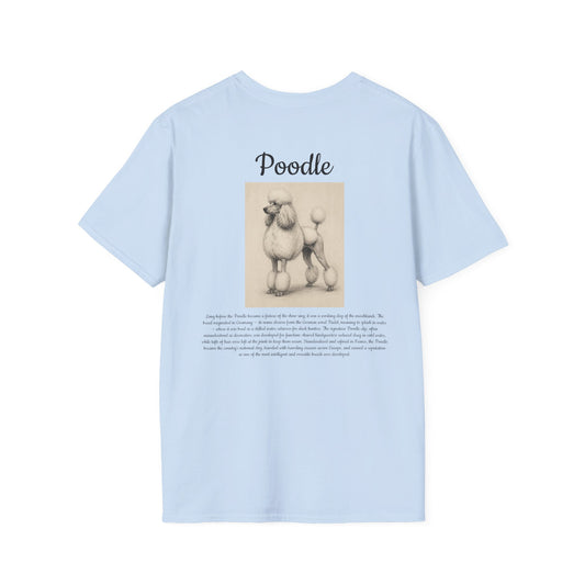Poodle T-Shirt — Vintage Breed Art & History Gift