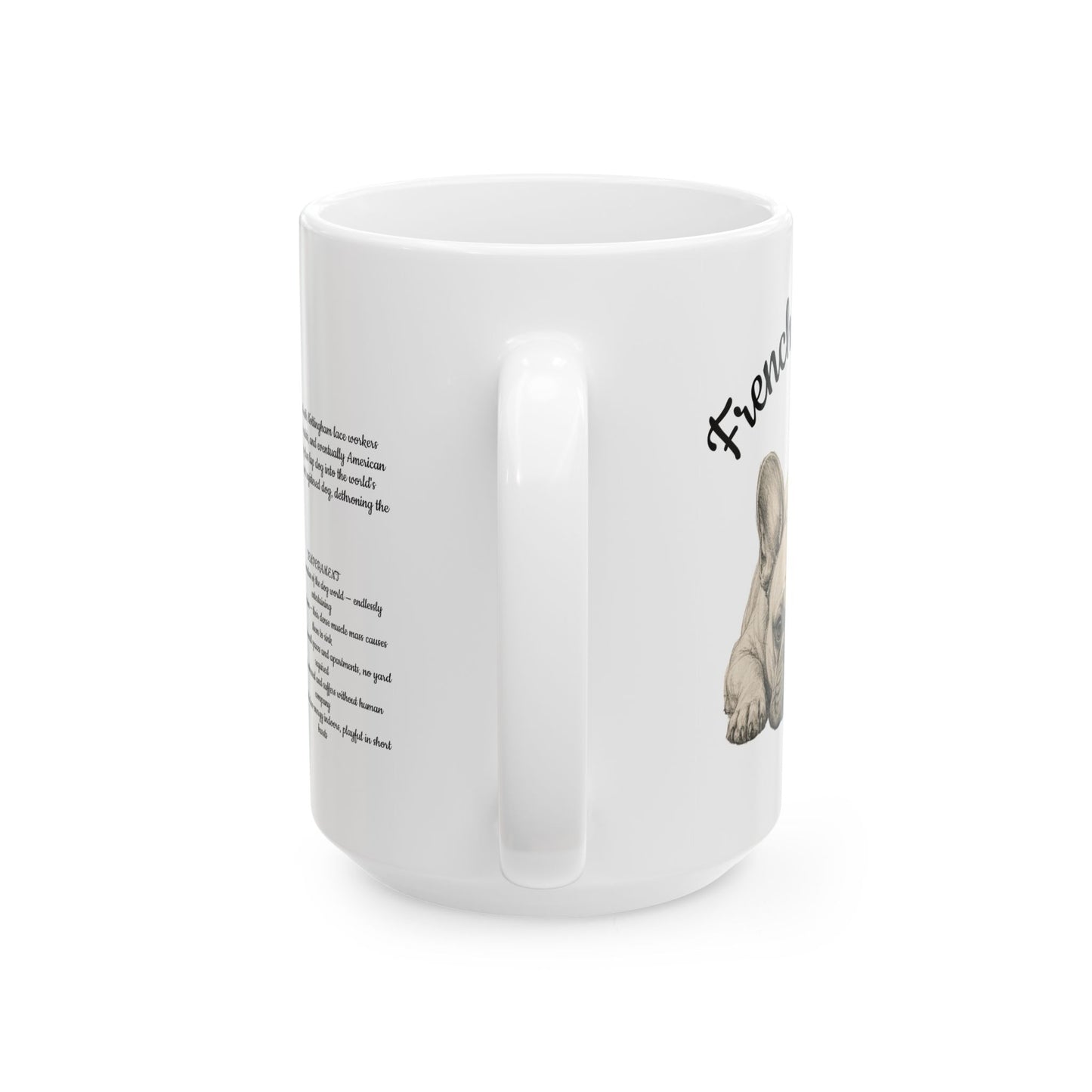 French Bulldog Coffee Mug — Vintage Breed Art & History Gift (11oz/15oz)