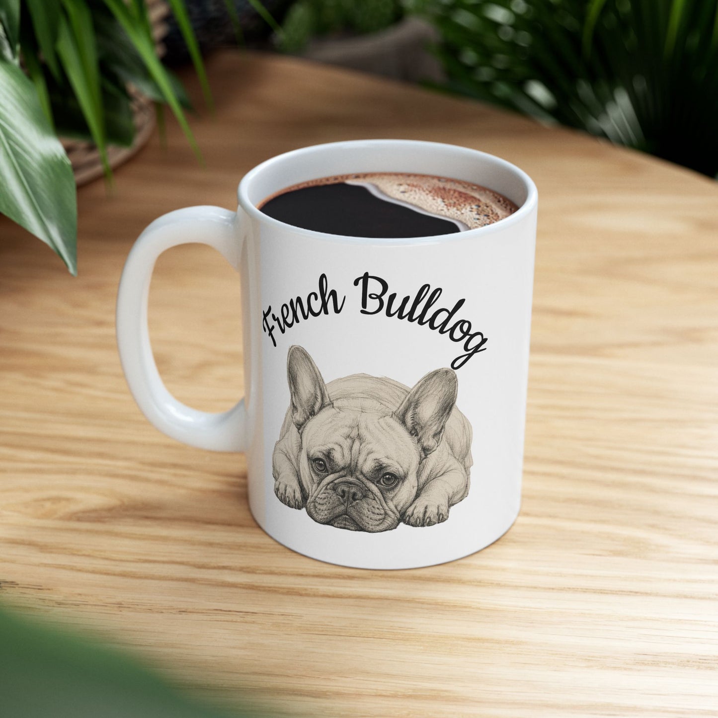 French Bulldog Coffee Mug — Vintage Breed Art & History Gift (11oz/15oz)