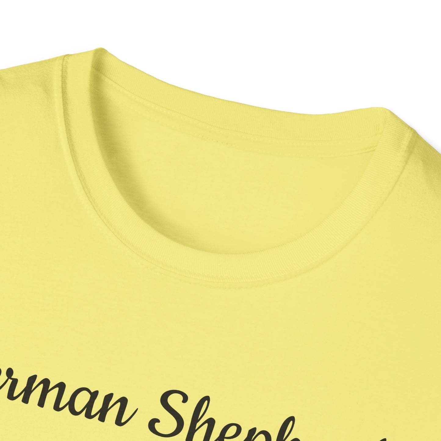 German Shepherd T-Shirt — Realistic Portrait & Breed Story Tee