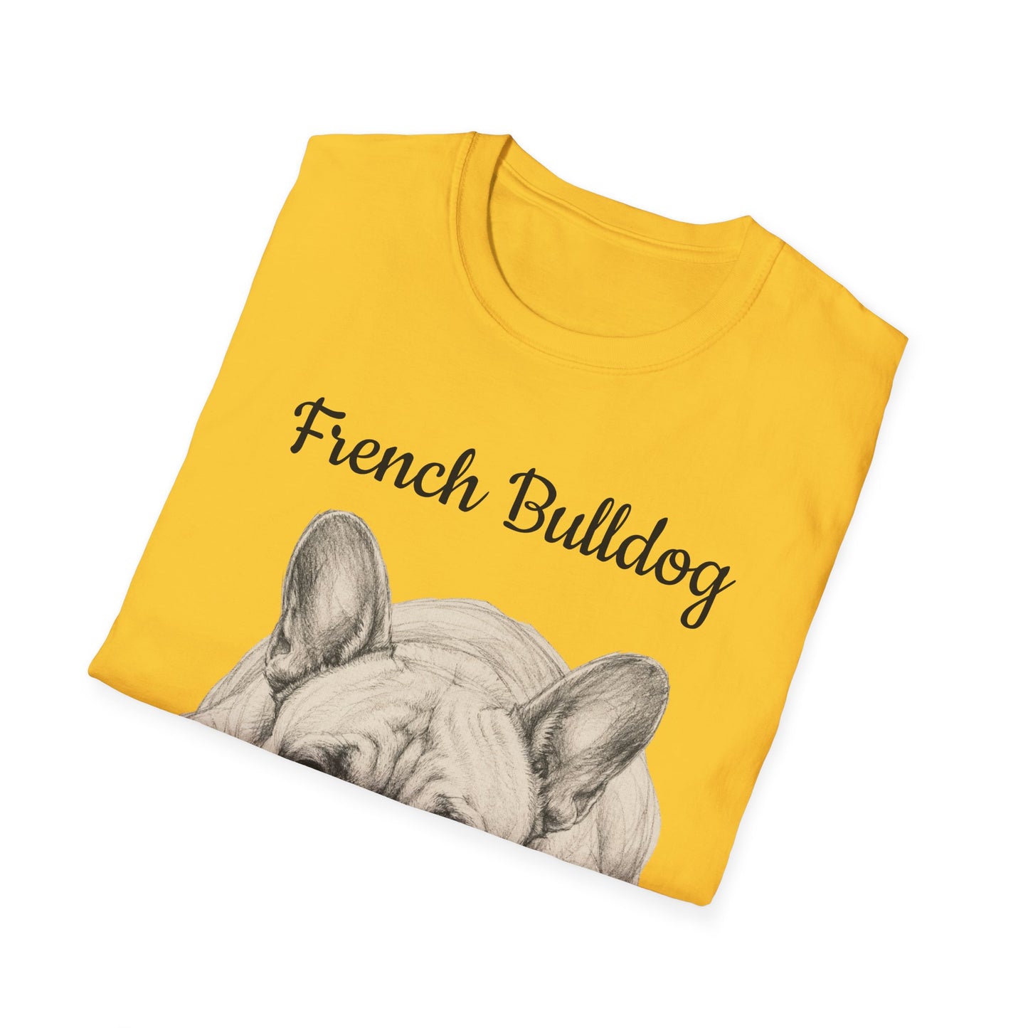 French Bulldog T-Shirt — Vintage Illustration Paw Print Tee