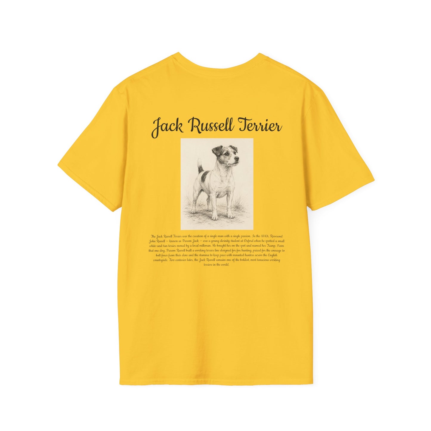 Jack Russell Terrier T-Shirt — Vintage Breed Art & History Gift