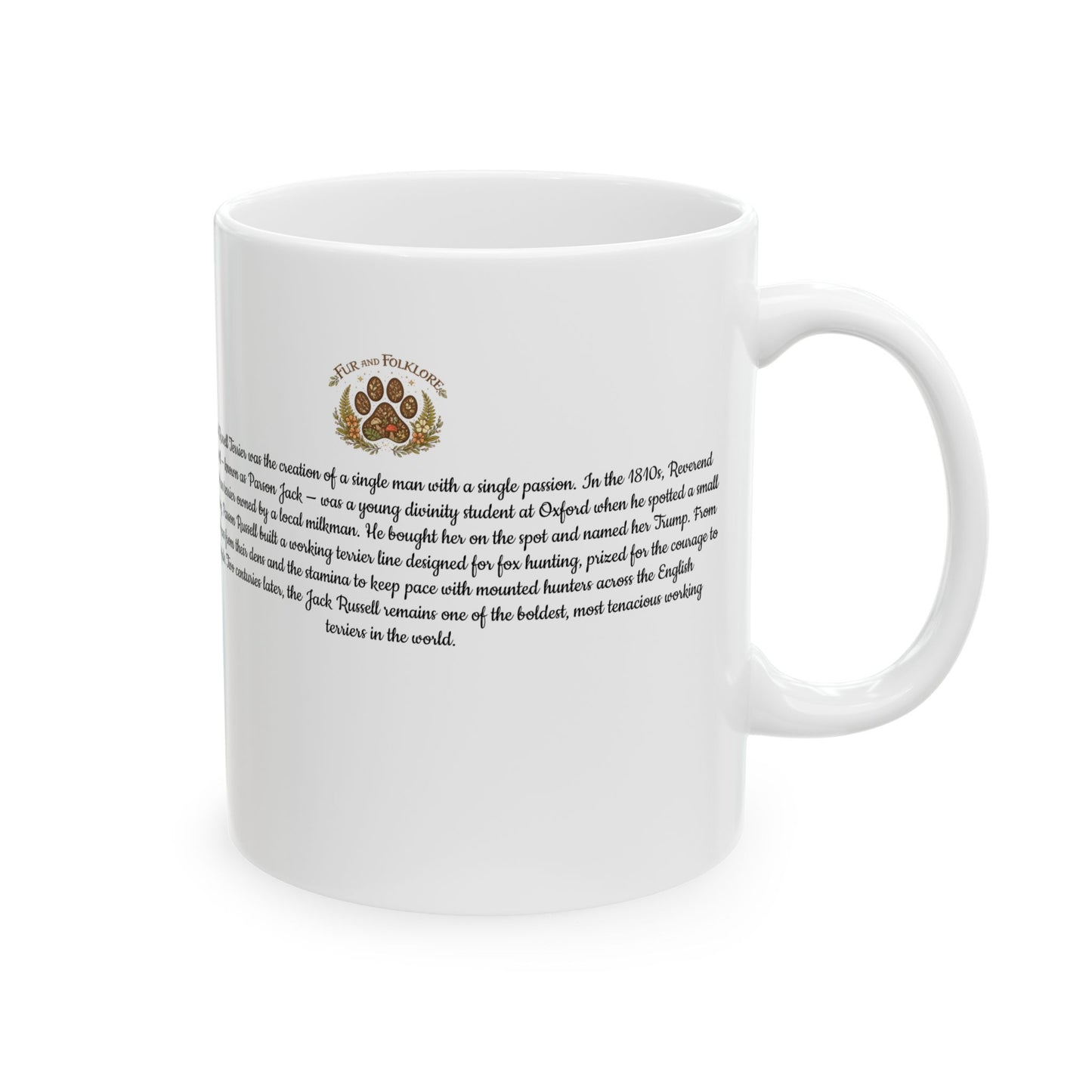 Jack Russell Terrier Coffee Mug — Vintage Breed Art & History Gift (11oz/15oz)