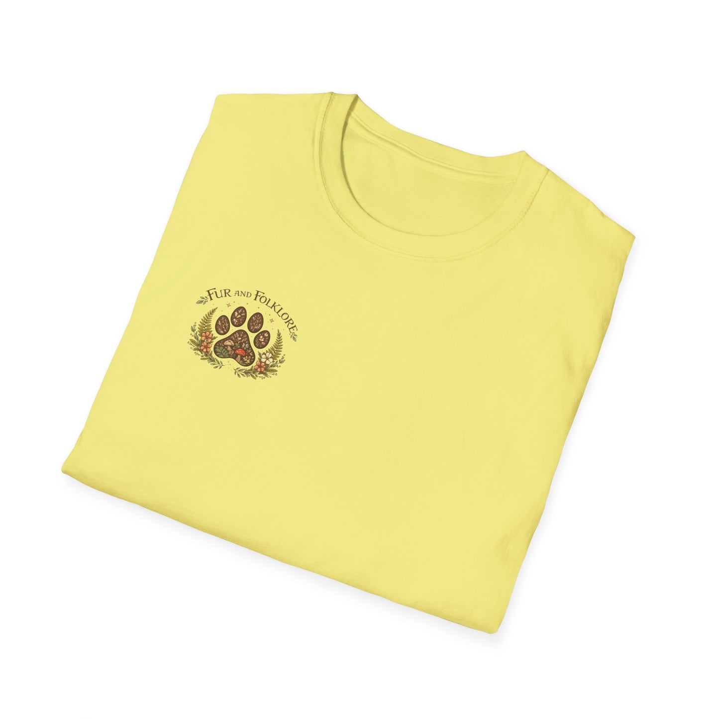 Scottish Fold Cat T-Shirt — Illustrated Breed Portrait Tee