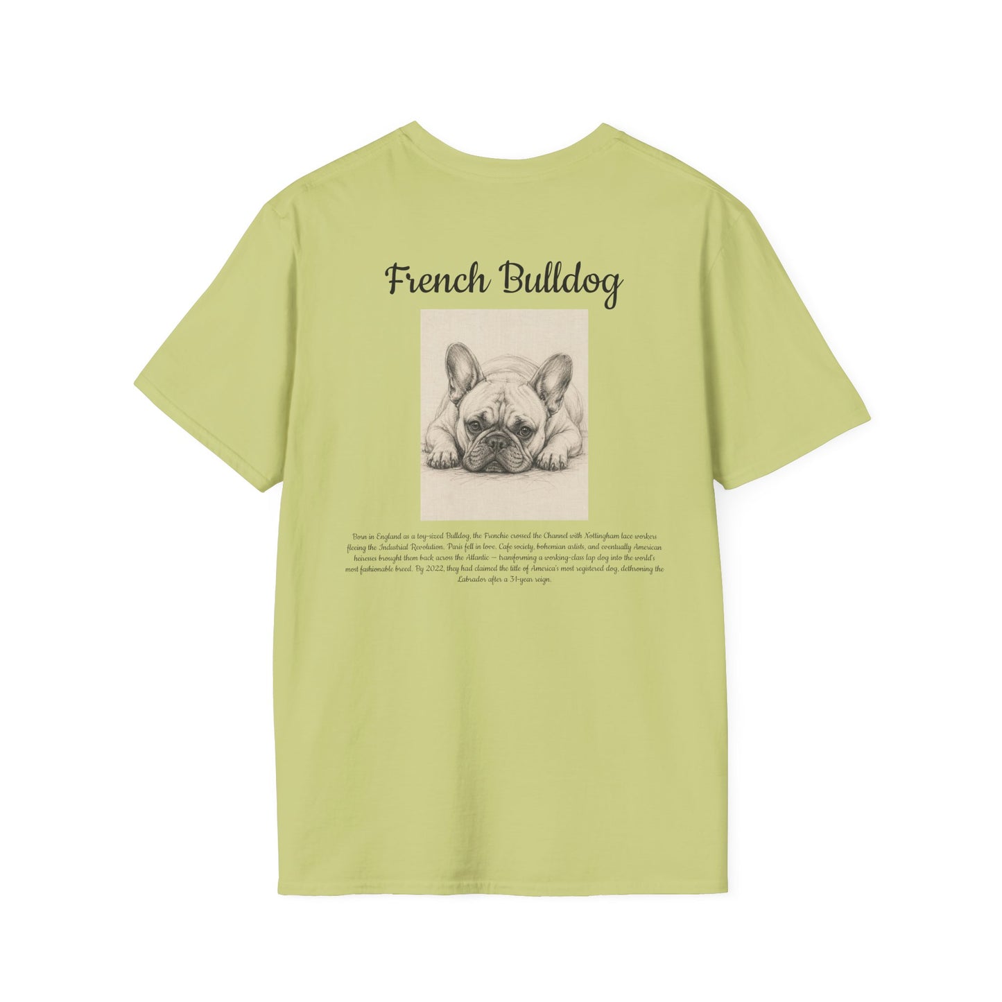 French Bulldog T-Shirt — Vintage Breed Art & History Gift