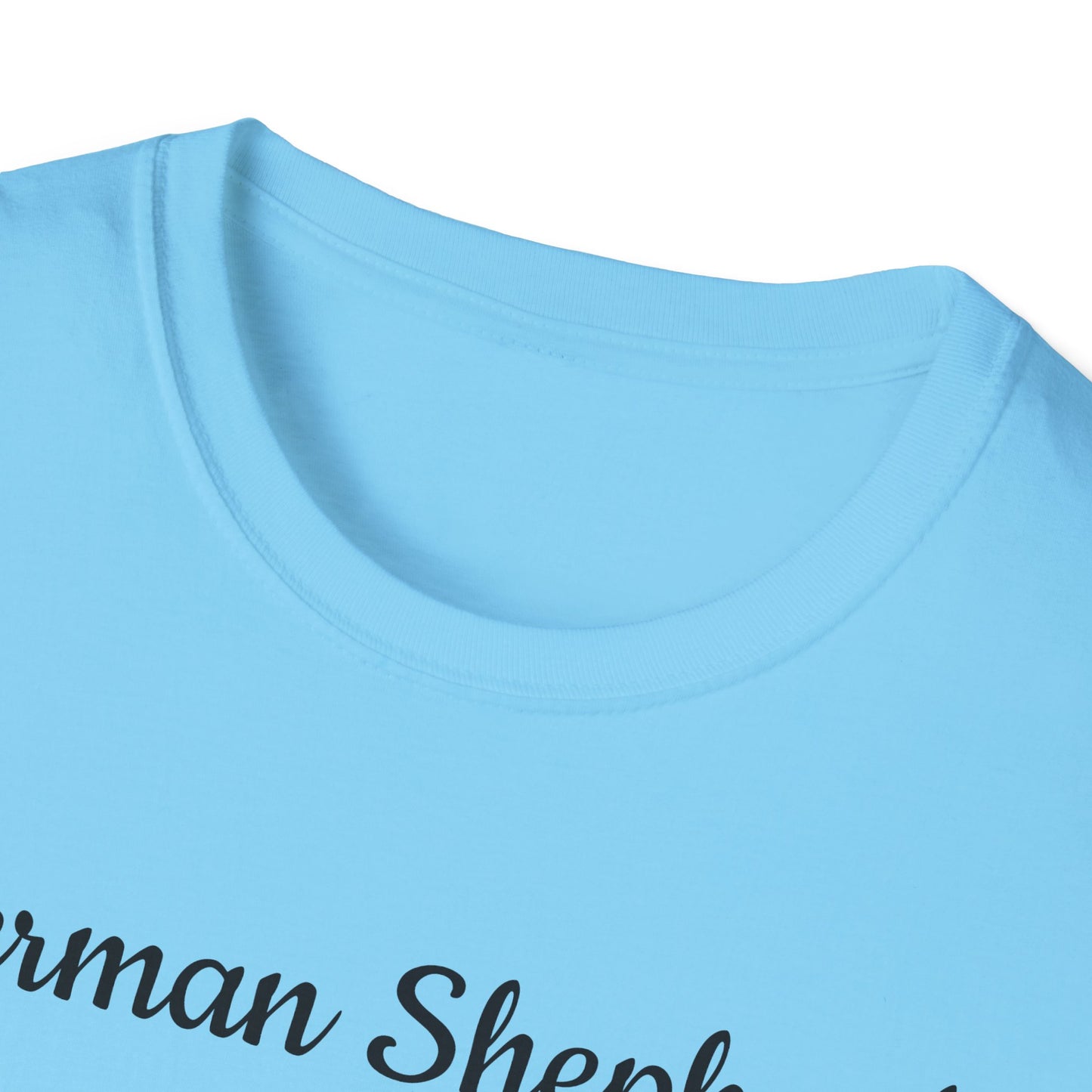 German Shepherd T-Shirt — Realistic Portrait & Breed Story Tee
