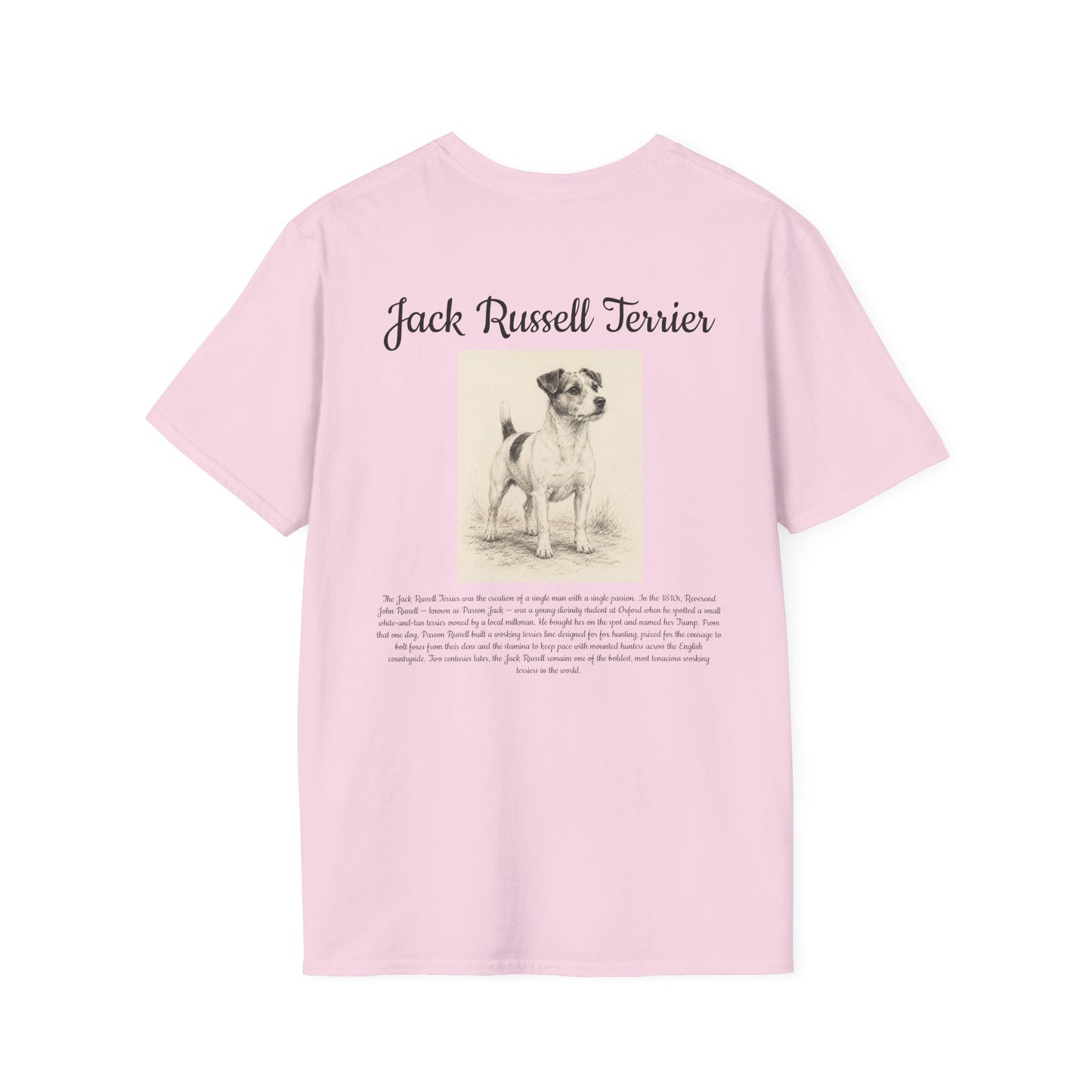 Jack Russell Terrier T-Shirt — Vintage Breed Art & History Gift