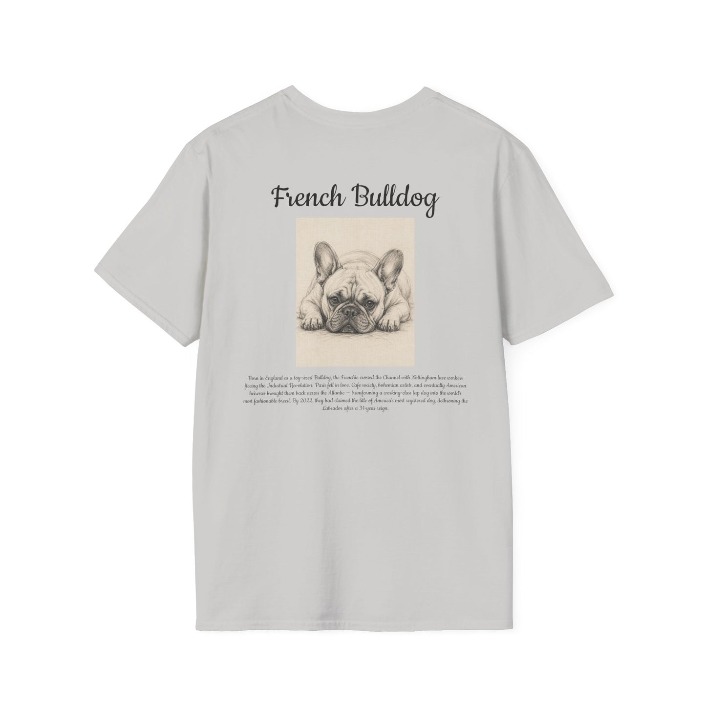 French Bulldog T-Shirt — Vintage Breed Art & History Gift