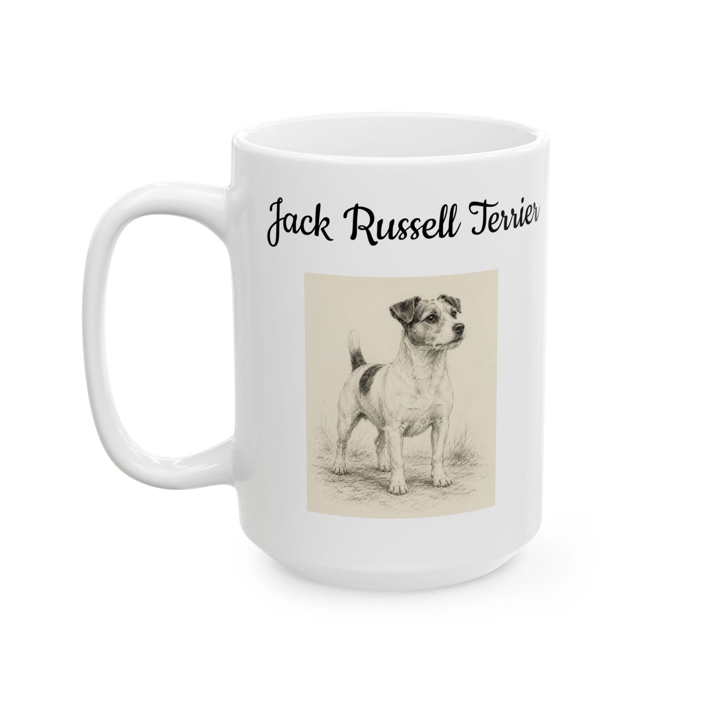 Jack Russell Terrier Coffee Mug — Vintage Breed Art & History Gift (11oz/15oz)