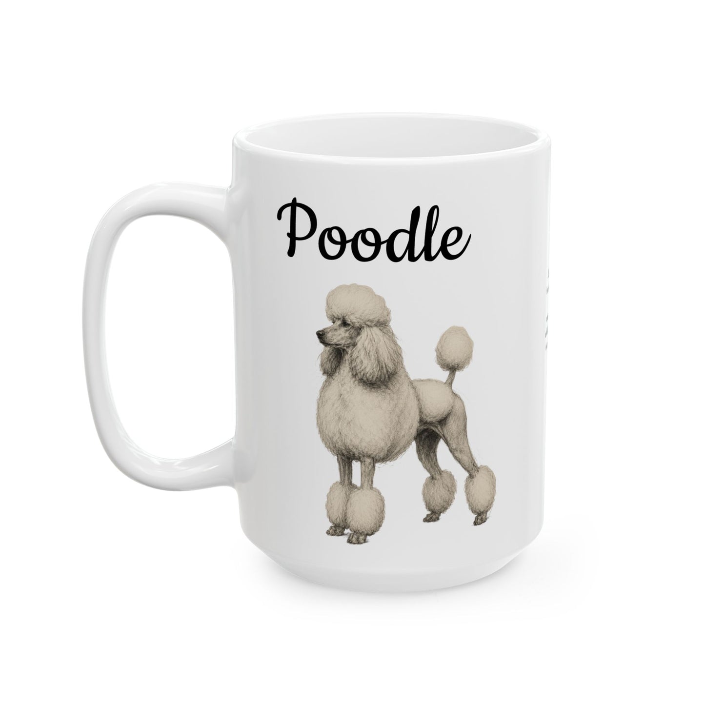Poodle Coffee Mug — Vintage Breed Art & History Gift (11oz/15oz)