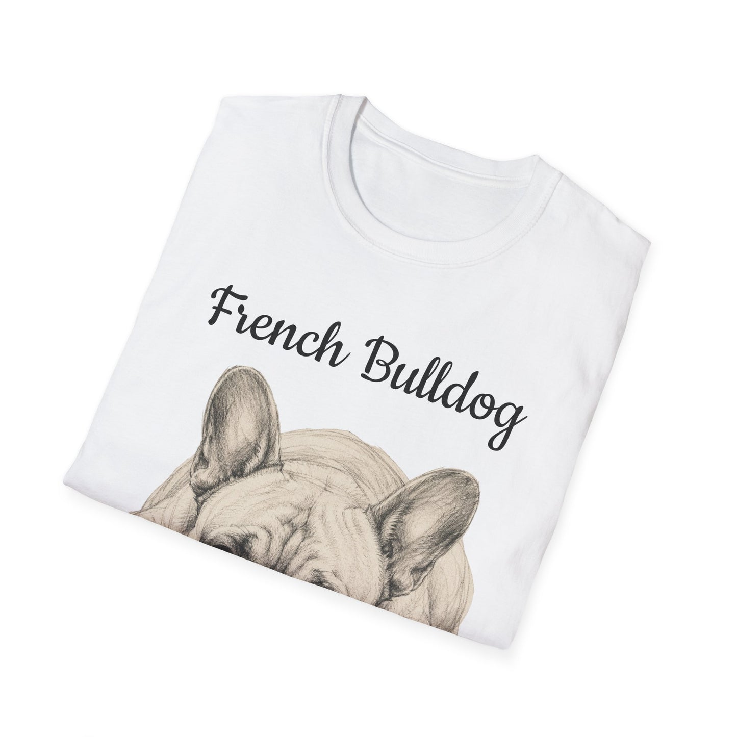 French Bulldog T-Shirt — Vintage Illustration Paw Print Tee