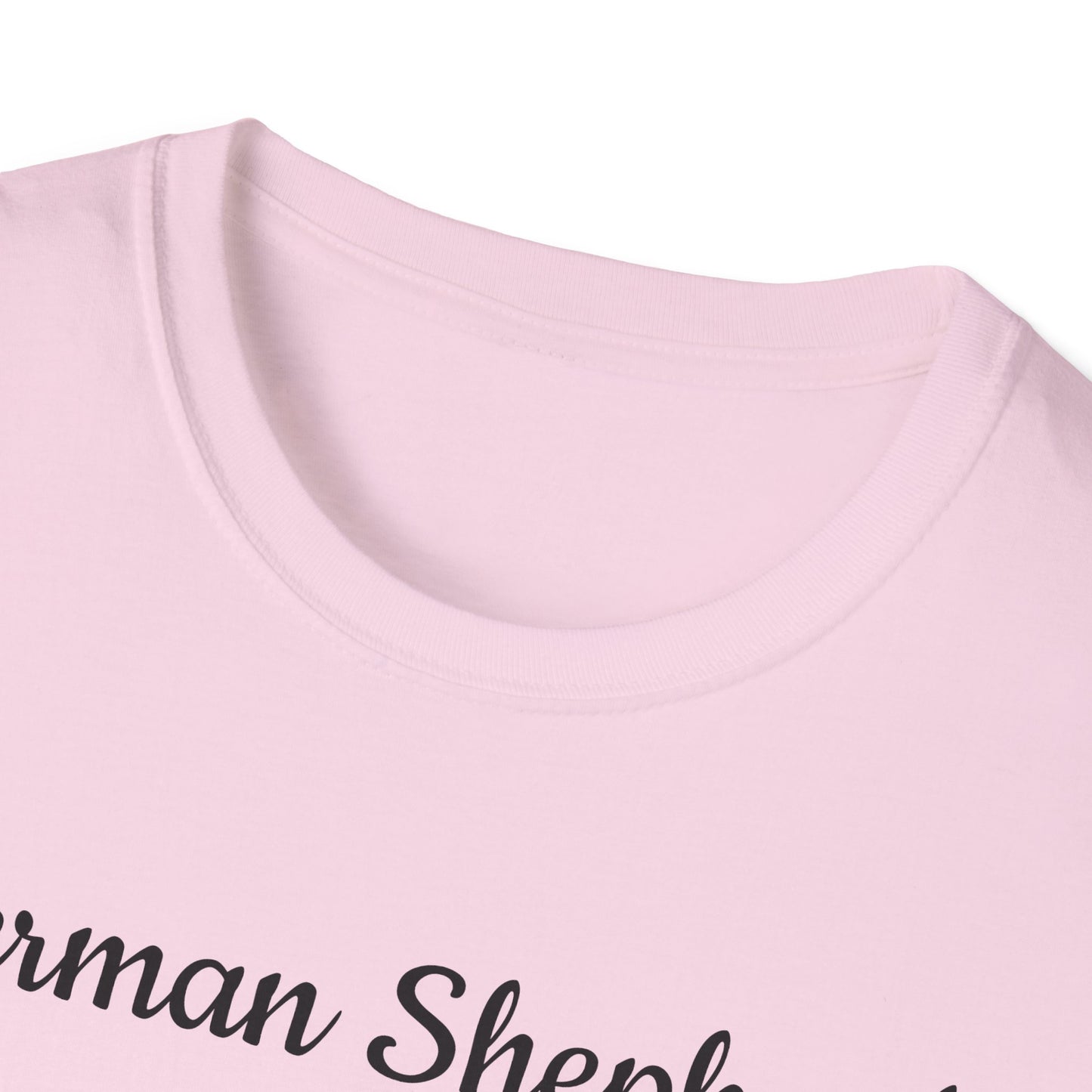 German Shepherd T-Shirt — Realistic Portrait & Breed Story Tee