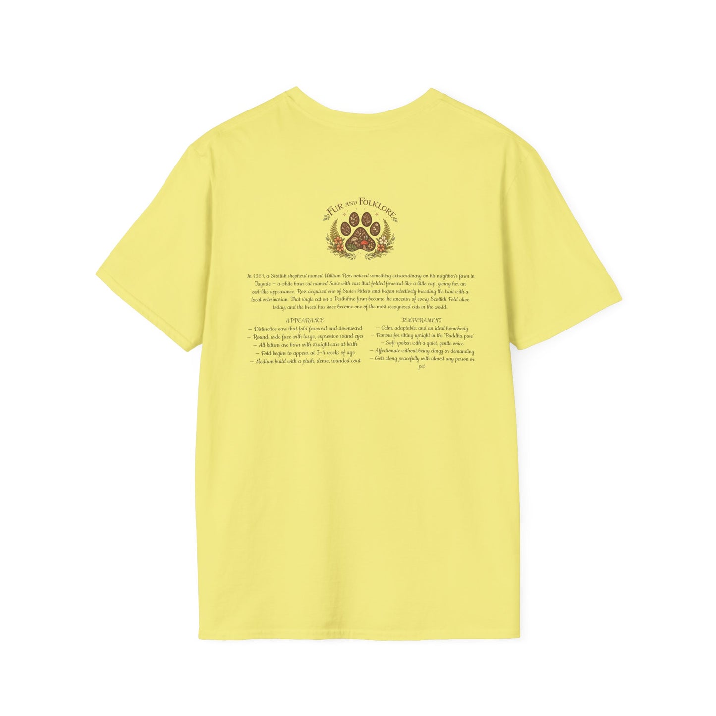 Scottish Fold Softstyle T-Shirt