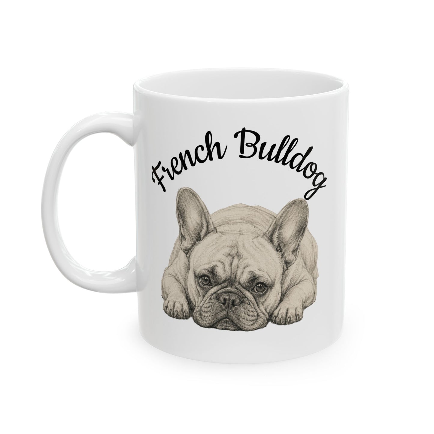 French Bulldog Coffee Mug — Vintage Breed Art & History Gift (11oz/15oz)