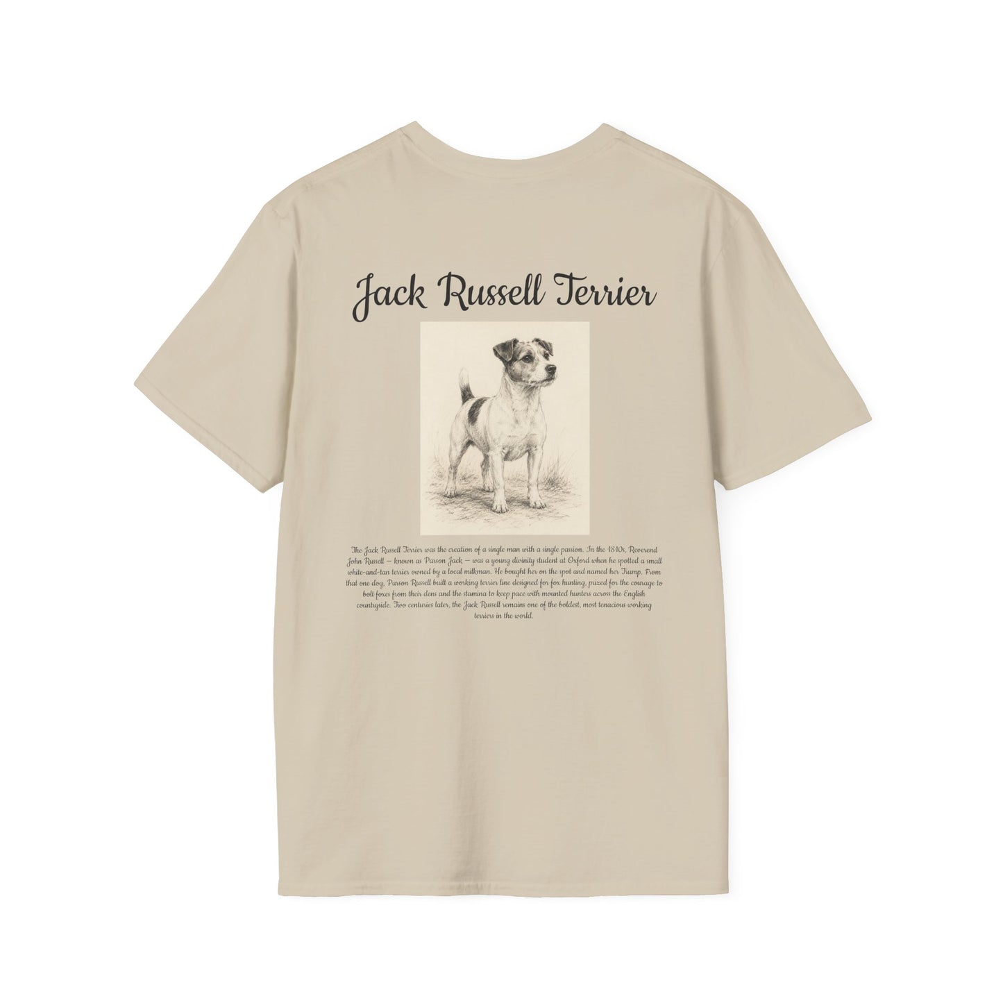 Jack Russell Terrier T-Shirt — Vintage Breed Art & History Gift