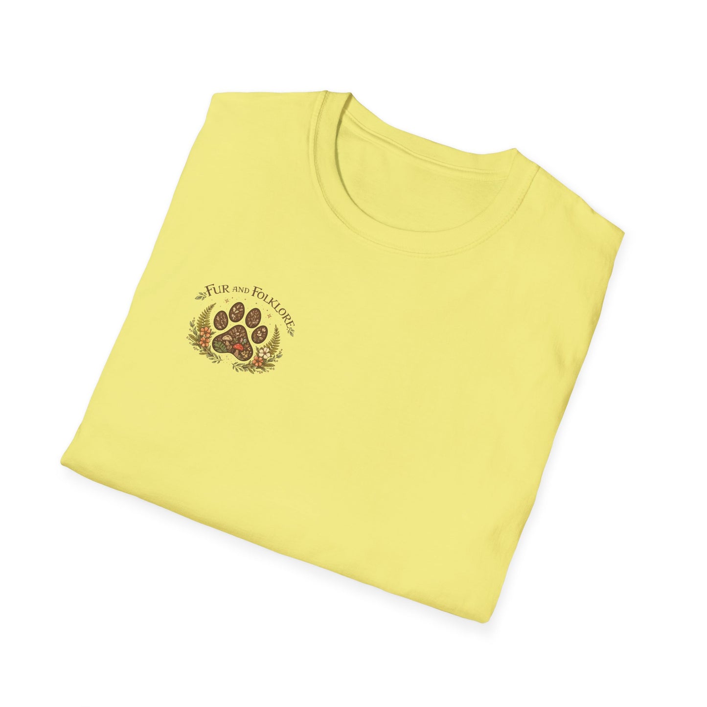 Maine Coon Cat T-Shirt — Vintage Sketch Paw Print Tee