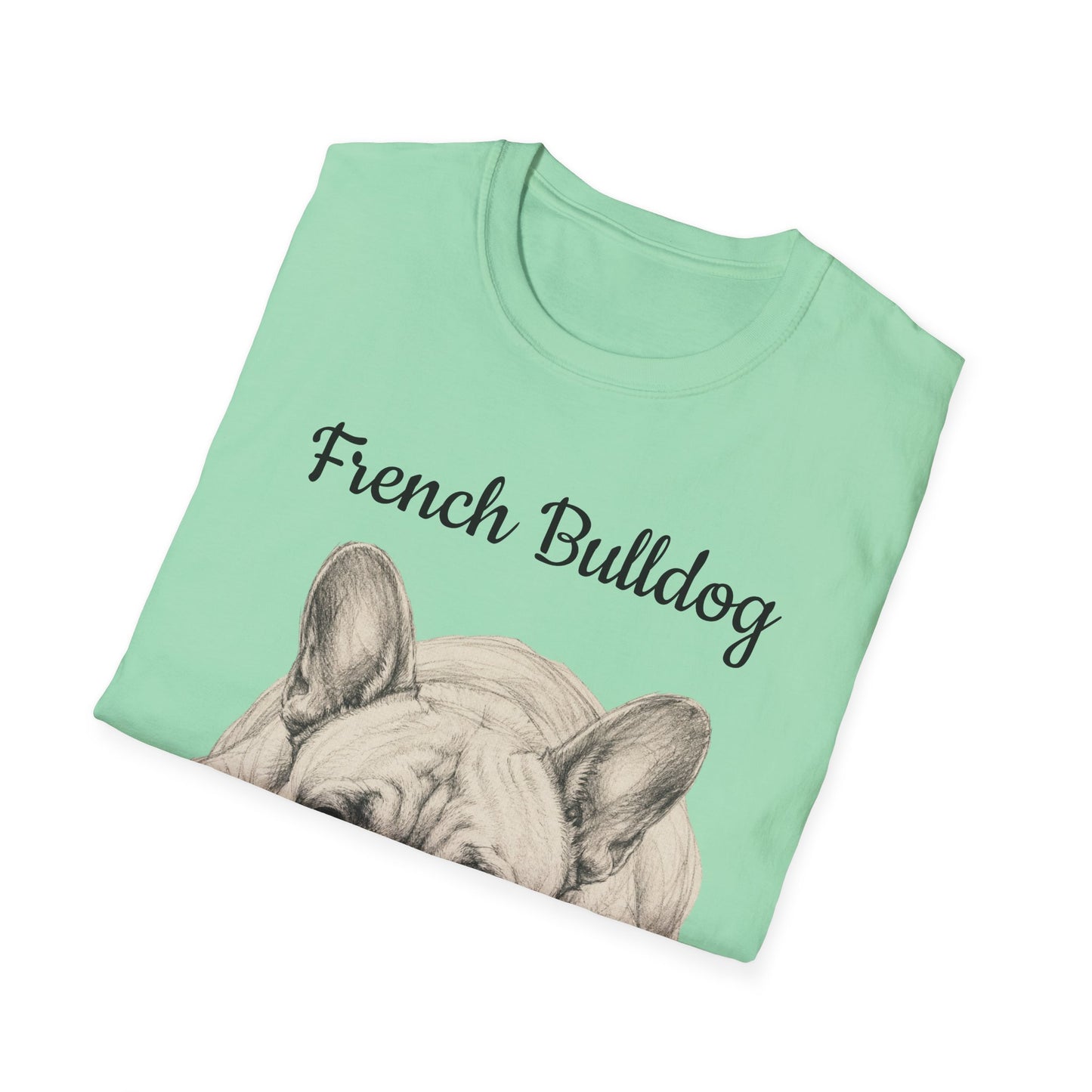 French Bulldog T-Shirt — Vintage Illustration Paw Print Tee