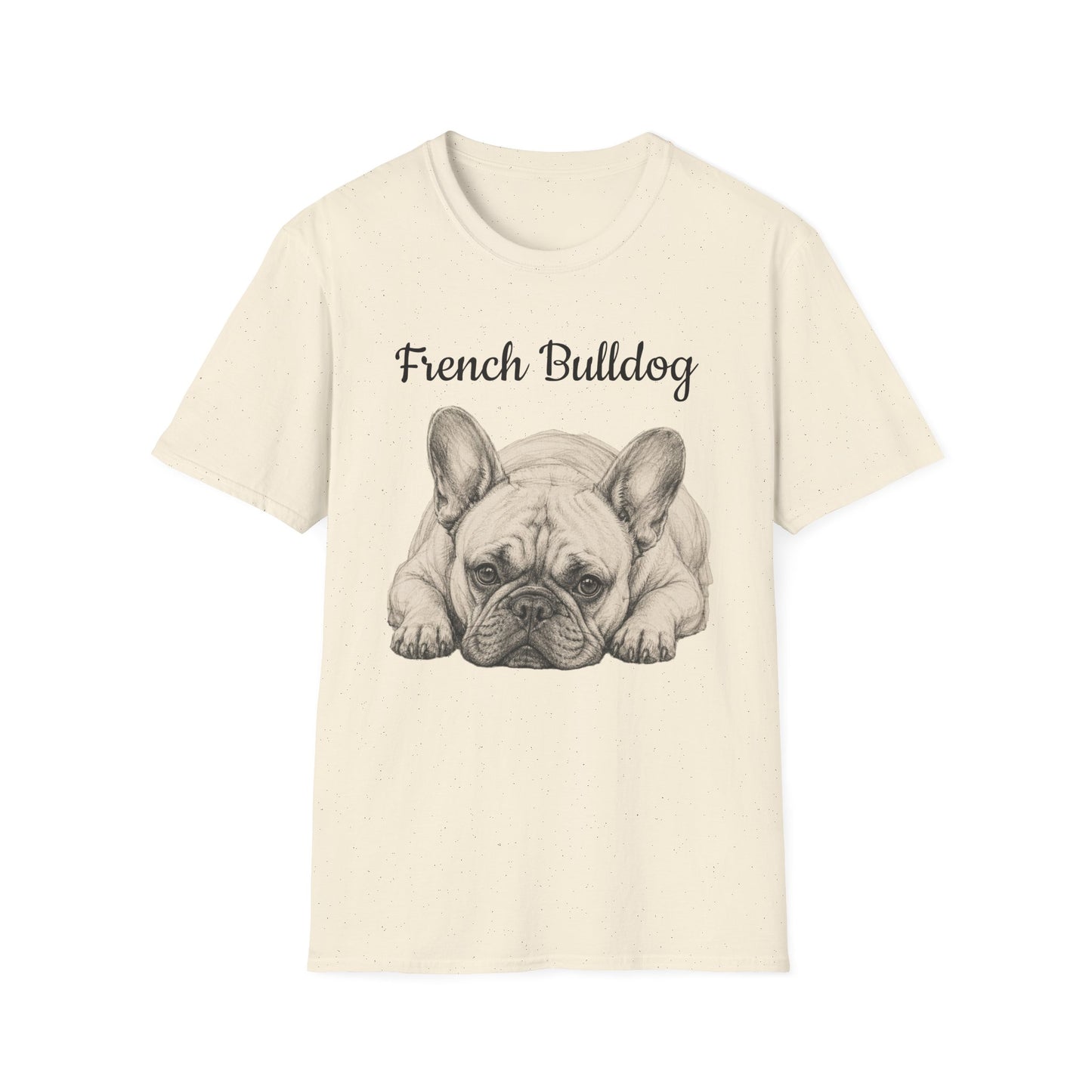 French Bulldog T-Shirt — Vintage Illustration Paw Print Tee