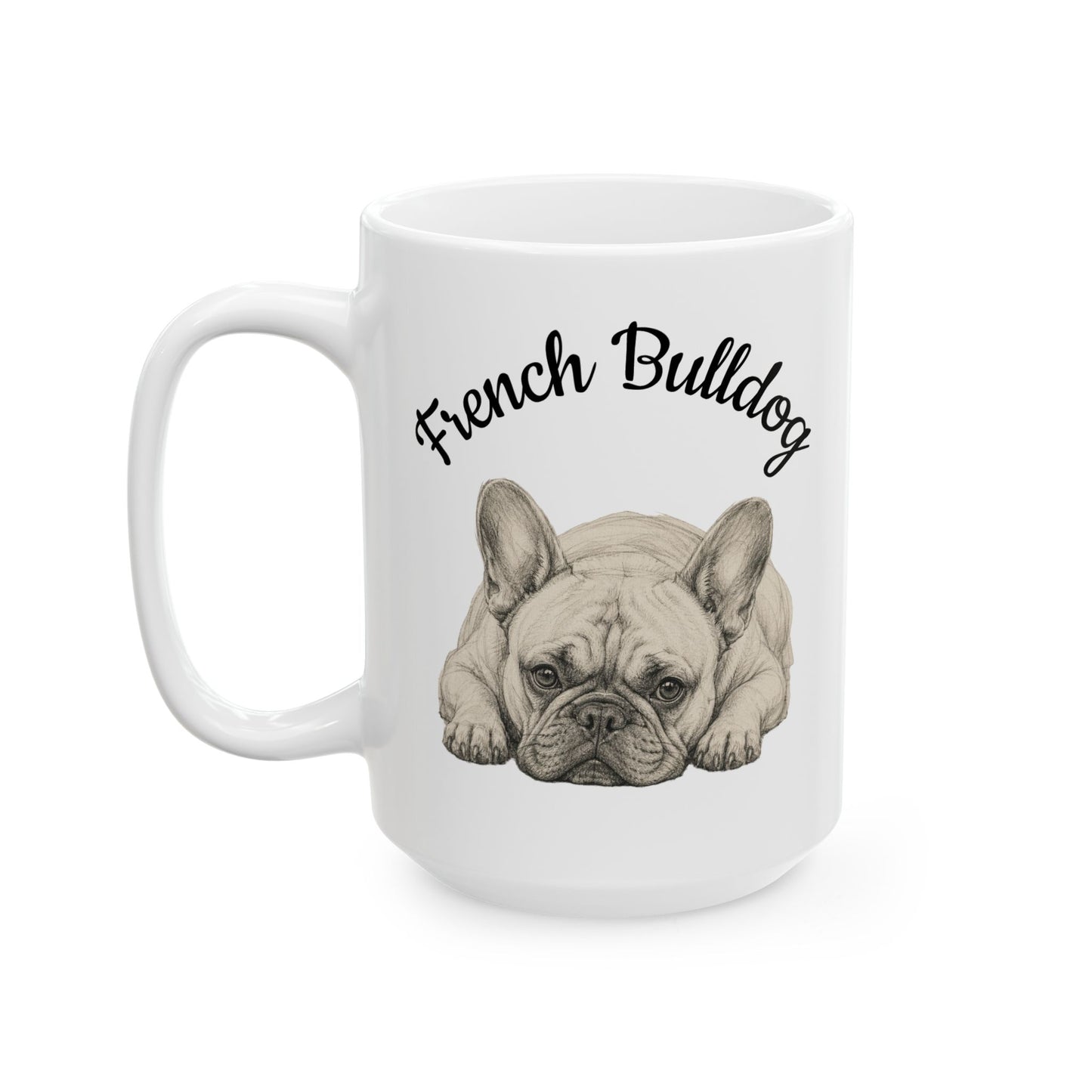 French Bulldog Coffee Mug — Vintage Breed Art & History Gift (11oz/15oz)