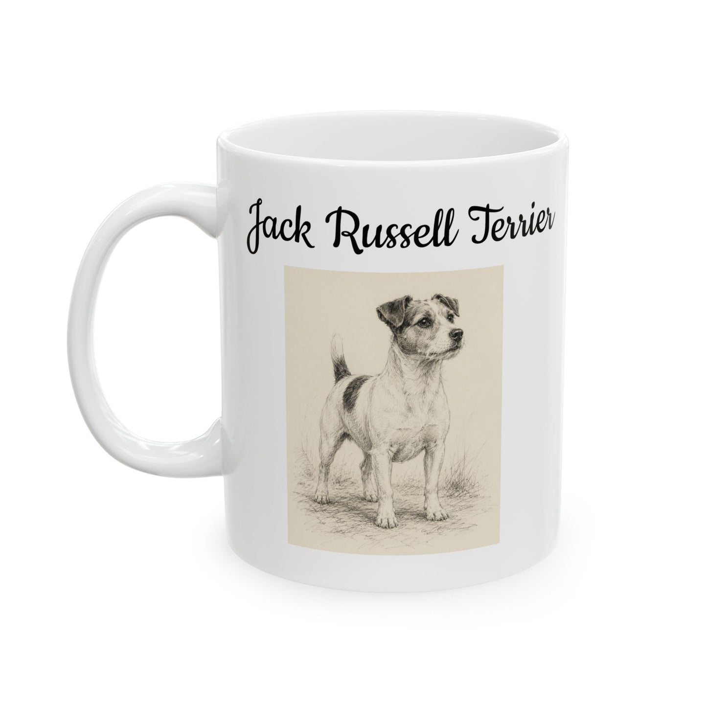 Jack Russell Terrier Coffee Mug — Vintage Breed Art & History Gift (11oz/15oz)