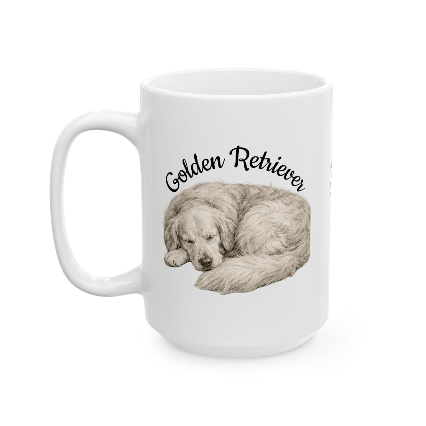 Golden Retriever Coffee Mug — Vintage Breed Art & History Gift (11oz/15oz)