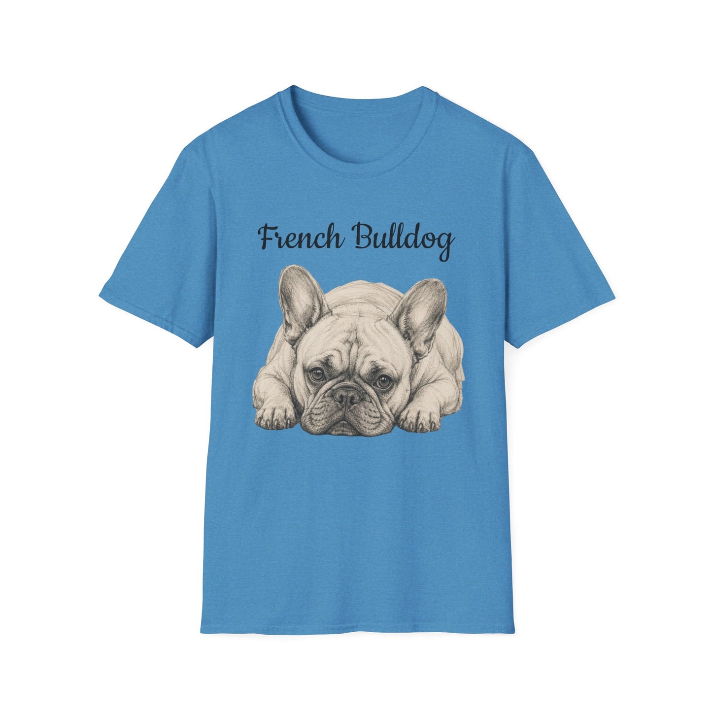 French Bulldog T-Shirt — Vintage Illustration Paw Print Tee
